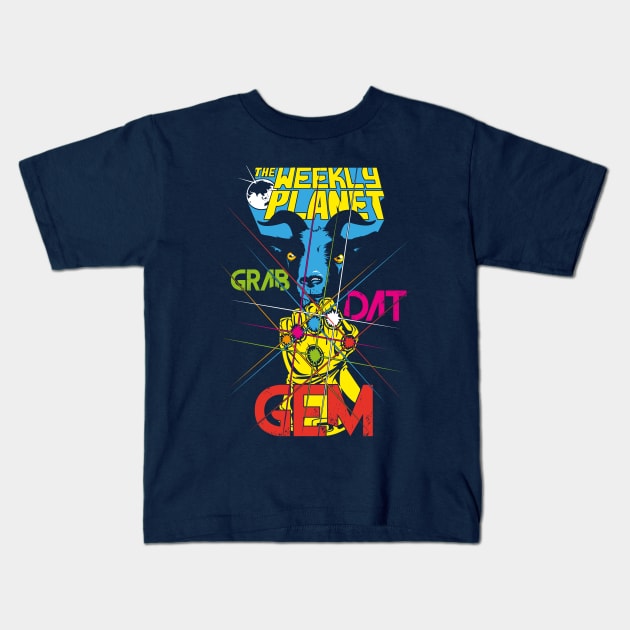 The Weekly Planet Kids T-Shirt by KarlderTolle